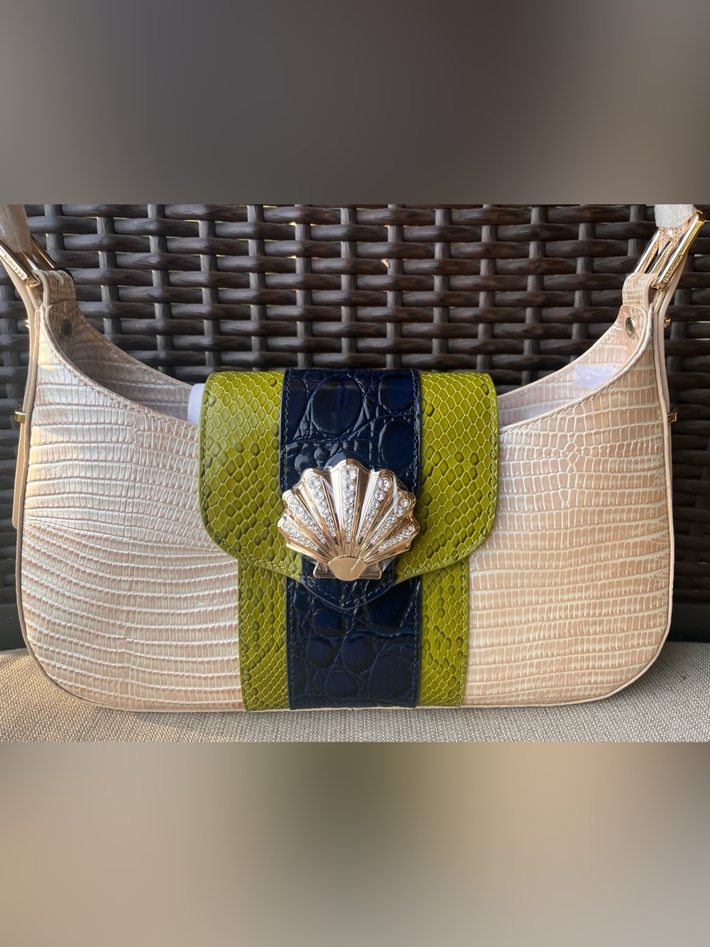 NWT Brahmin Kyrie MULTI ANTIGUO Shoulder Bag
